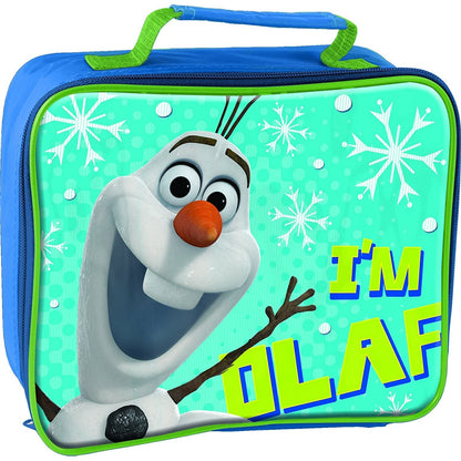 Blue-White-Green - Front - Frozen I´m Olaf Lunch Box