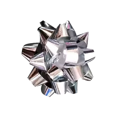 Silver - Front - Plain Pull Bow