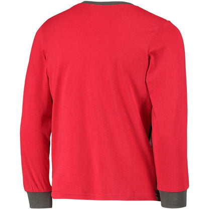 Red-Grey - Side - Liverpool FC Boys Pyjama Set