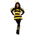 Black-Yellow - Front - Amscan Girls Darling Bee Halloween Costume