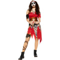 Red-Black - Front - Amscan Womens-Ladies Witch Halloween Costume