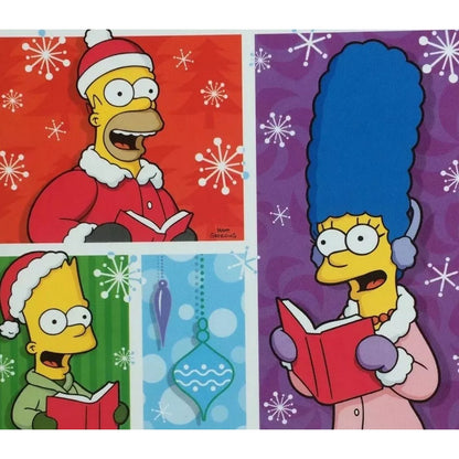 Multicoloured - Side - The Simpsons Tis The Season Christmas Card (Pack of 8)
