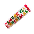 Multicoloured - Side - Amscan Merry Christmas Gel Christmas Window Decoration