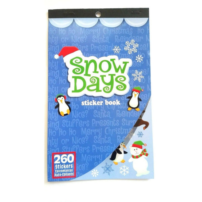 Multicoloured - Front - Snow Days Christmas Sticker Book