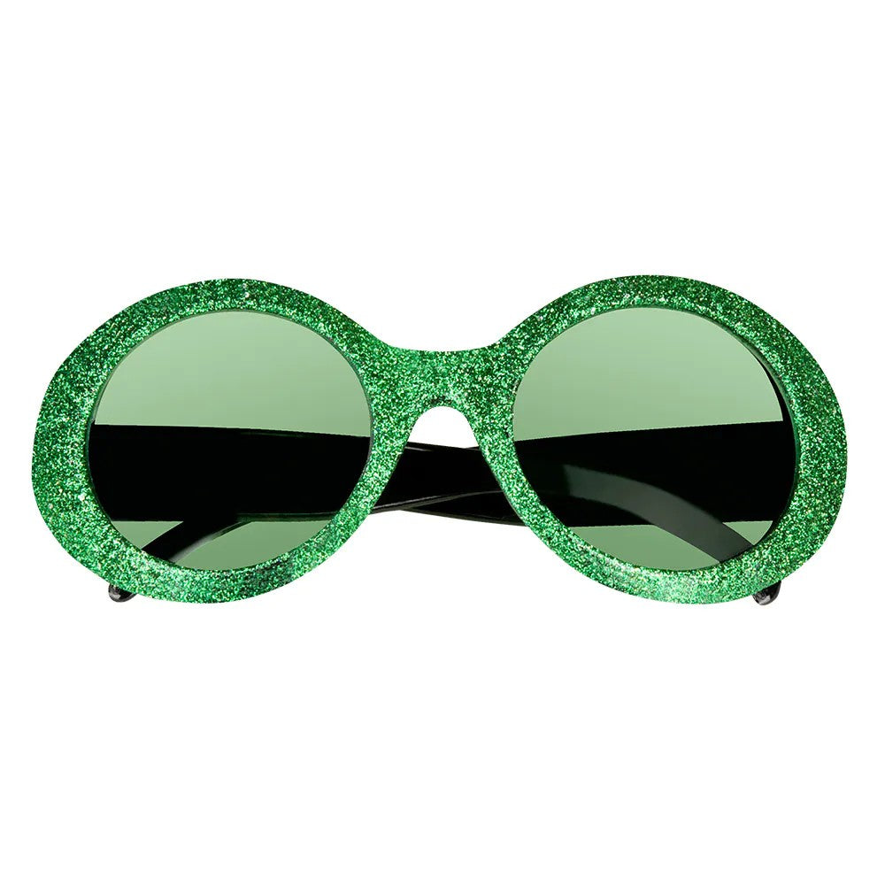 Multicoloured - Side - Boland Unisex Adult Jackie Glitter Party Glasses (Pack of 4)