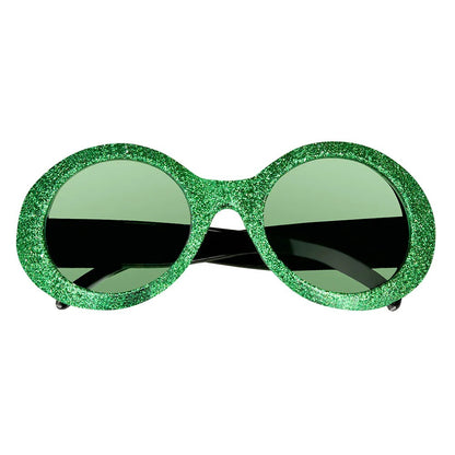 Multicoloured - Side - Boland Unisex Adult Jackie Glitter Party Glasses (Pack of 4)