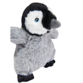 Grey-Black-White - Back - Keel Toys Keeloco Wild Baby Emperor Penguin Plush Toy