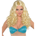 Blonde - Front - Amscan Curled Wig