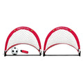 Scarlet - Front - FC Barcelona Official Football Training Goal Gift Set