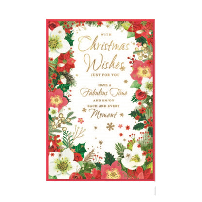 Multicoloured - Front - Simon Elvin Have A Fantastic Time Christmas Greetings Card (Pack of 6)