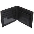 Black - Back - Liverpool FC Mens Official Leather Wallet With Embroidered Football Crest