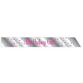 Silver-Pink - Front - Creative Party Birthday Boy-Girl Sash