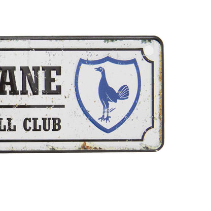 White-Black - Side - Tottenham Hotspur FC Official Retro White Hart Lane Football Crest Bedroom Window Sign