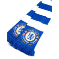 Blue-White - Back - Chelsea FC Official Football Crest Bar Scarf