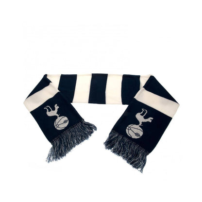 White-Navy - Back - Tottenham Hotspur FC Official Football Crest Bar Scarf