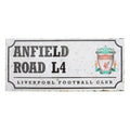 Multicoloured - Front - Liverpool FC Official Retro Football Crest Street Sign