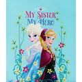 Multicoloured - Back - Frozen Childrens-Girls Official My Sister My Hero Drawstring Lunch Bag