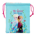 Multicoloured - Front - Frozen Childrens-Girls Official My Sister My Hero Drawstring Lunch Bag