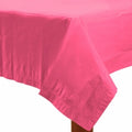 New Baby Pink - Front - Amscan Plastic Lined Solid Colour Tablecover