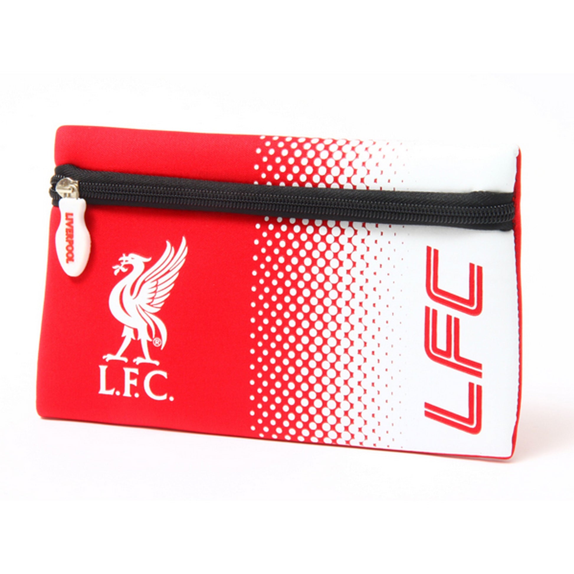 Red-White - Front - Liverpool FC Official Fade Flat Football Crest Pencil Case