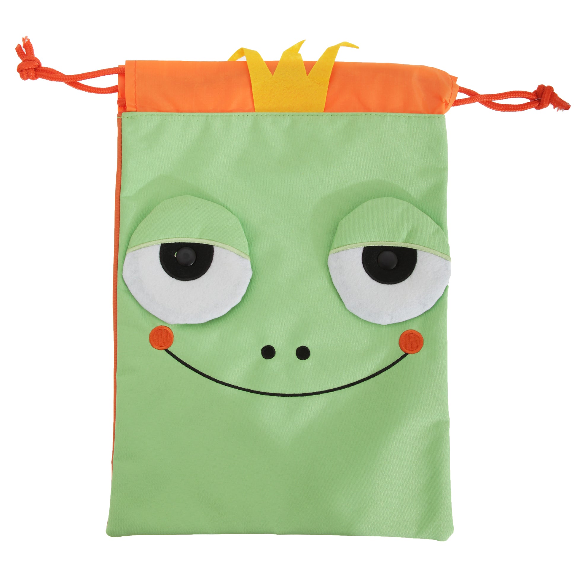 Green - Front - Childrens-Kids 3D Animal Design Drawstring Lunch Bag