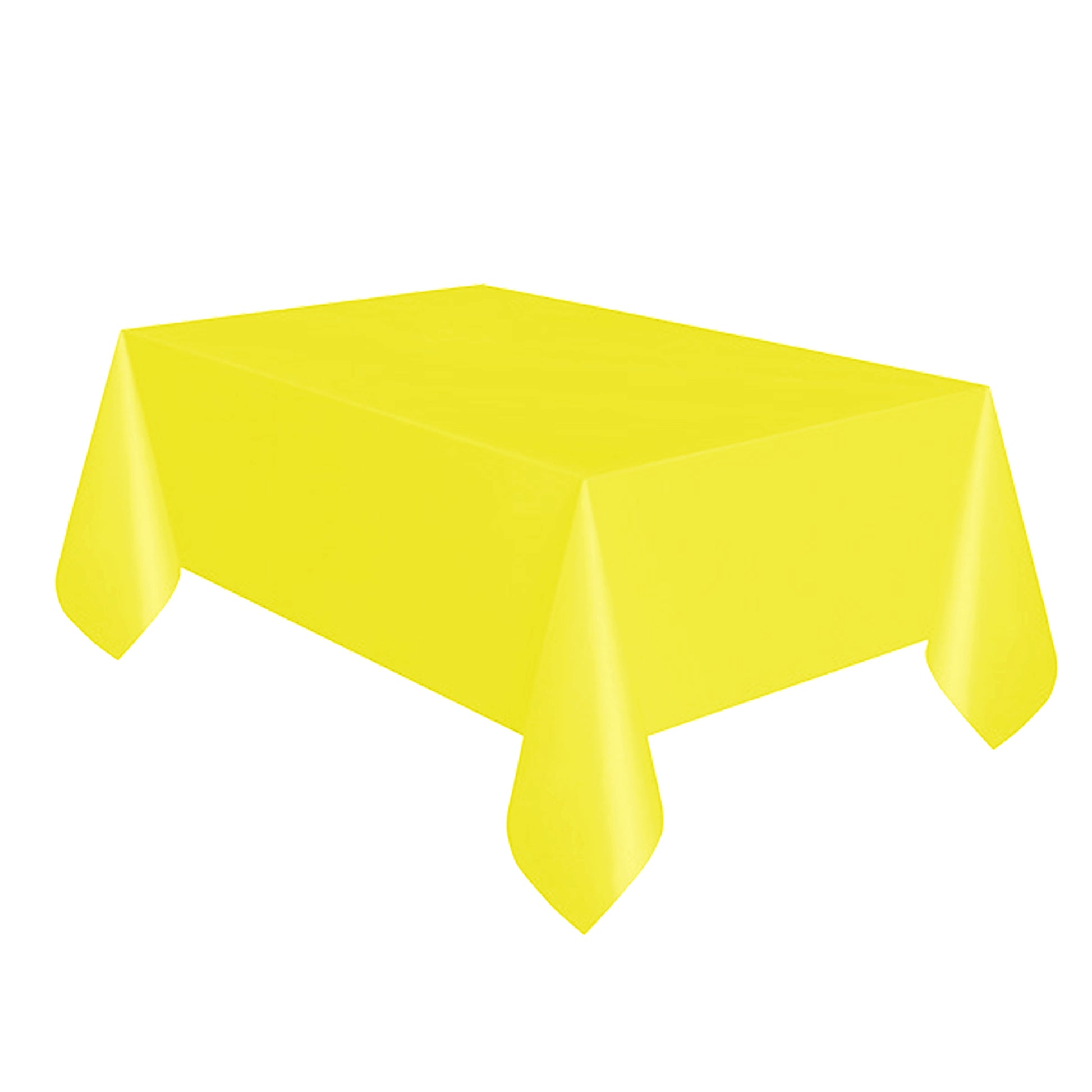 Sunflower Yellow - Front - Unique Party Reusable Rectangular Plastic Tablecover (19 Colours)