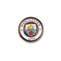 White-Silver - Front - Manchester City FC Official Football Crest Pin Badge