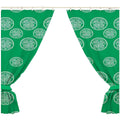 Green-White - Front - Celtic FC Repeat Logo Curtains