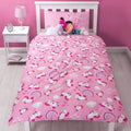 Pink-White - Back - Despicable Me Daydream Duvet Cover Set