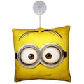 Yellow-White-Grey - Front - Despicable Me Window Minions Filled Cushion