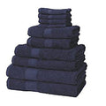 Navy - Front - Egyptian Cotton Hand Towel