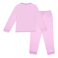 Pink-Blue - Back - Cinderella Baby Girls Long Pyjama Set