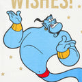 White-Blue - Pack Shot - Aladdin Womens-Ladies You Have Three Wishes Genie Long Pyjama Set