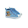 White-Blue-Yellow - Front - Despicable Me Childrens-Kids Bob Canvas Casual Shoes