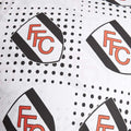 White-Black - Side - Fulham FC Diamond Duvet Cover Set
