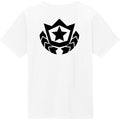 White - Back - Fortnite Unisex Adult Battle Star T-Shirt