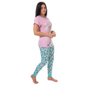 Pink-Blue-White - Pack Shot - Frozen Womens-Ladies Olaf Pyjama Set