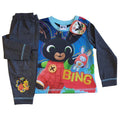 Black-Blue - Front - Bing Bunny Boys Long Pyjama Set