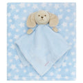 Blue-White - Side - Baby Town Baby Boys Blanket Set