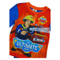 Blue-Red - Side - Fireman Sam Boys Ultimate Hero Long Pyjama Set