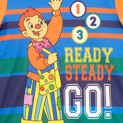 Blue - Back - Mr Tumble Boys Something Special Long Pyjama Set