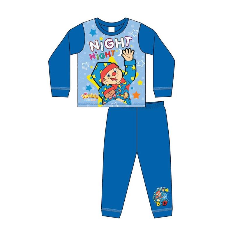 Blue - Front - Mr Tumble Boys Something Special Long Pyjama Set