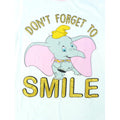 White-Pink-Blue - Lifestyle - Dumbo Womens-Ladies Don´t Forget To Smile Pyjama Set