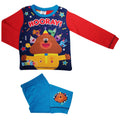 Red-Blue - Back - Hey Duggee Boys Hooray Long Pyjama Set