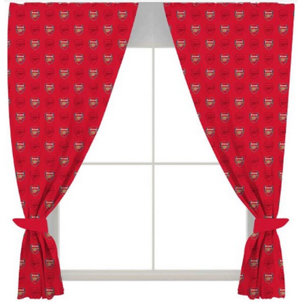 Red - Front - Arsenal FC Curtains