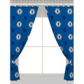 Blue-White - Front - Chelsea FC Repeat Crest Curtains