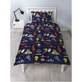 Multicoloured - Back - Incredibles 2 Childrens-Kids Retro Reversible Single Rotary Duvet Set