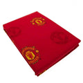 Red - Front - Man Utd Repeat Crest Curtains