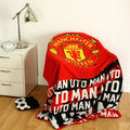 Red - Back - Manchester United FC Impact Fleece Blanket