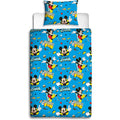 Blue - Side - Mickey Mouse Stay Cool Duvet Cover Set